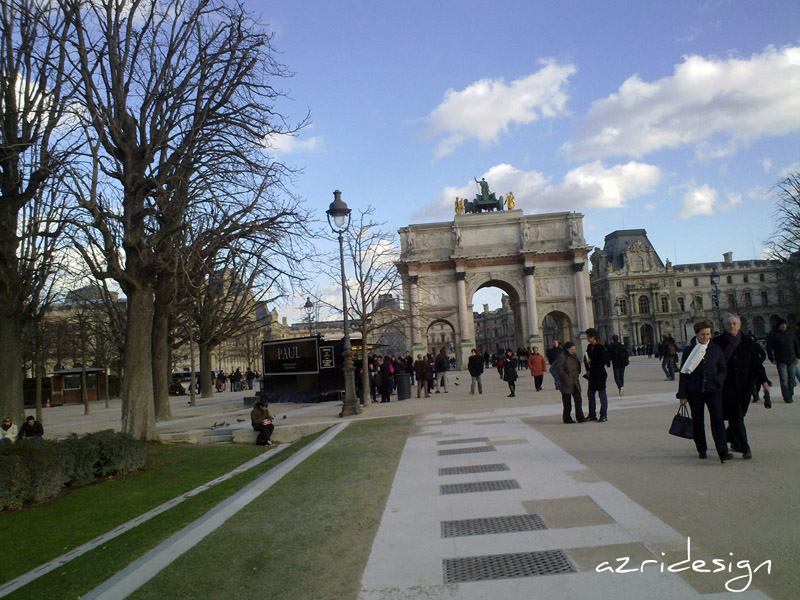 Arc de Triomphe du Carrousel, le Louvre - Paris, France, 2010