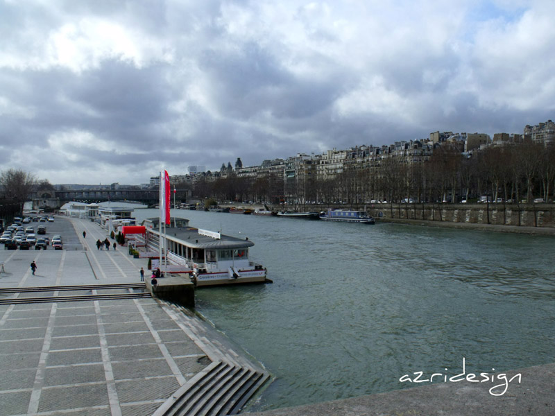 Seine de la Tour Eiffel - Paris, France, 2010