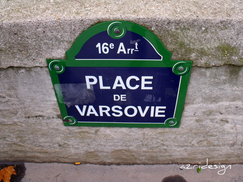 Place de Varsovie, Paris 16 - Paris, France, 2010