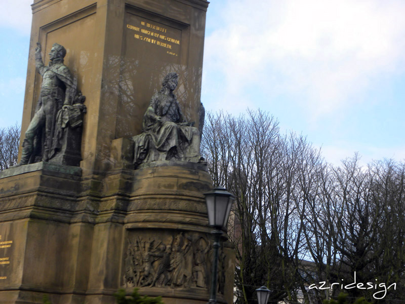 Plein 1813, monument in Willemspark, Den Haag, Netherlands, 2010