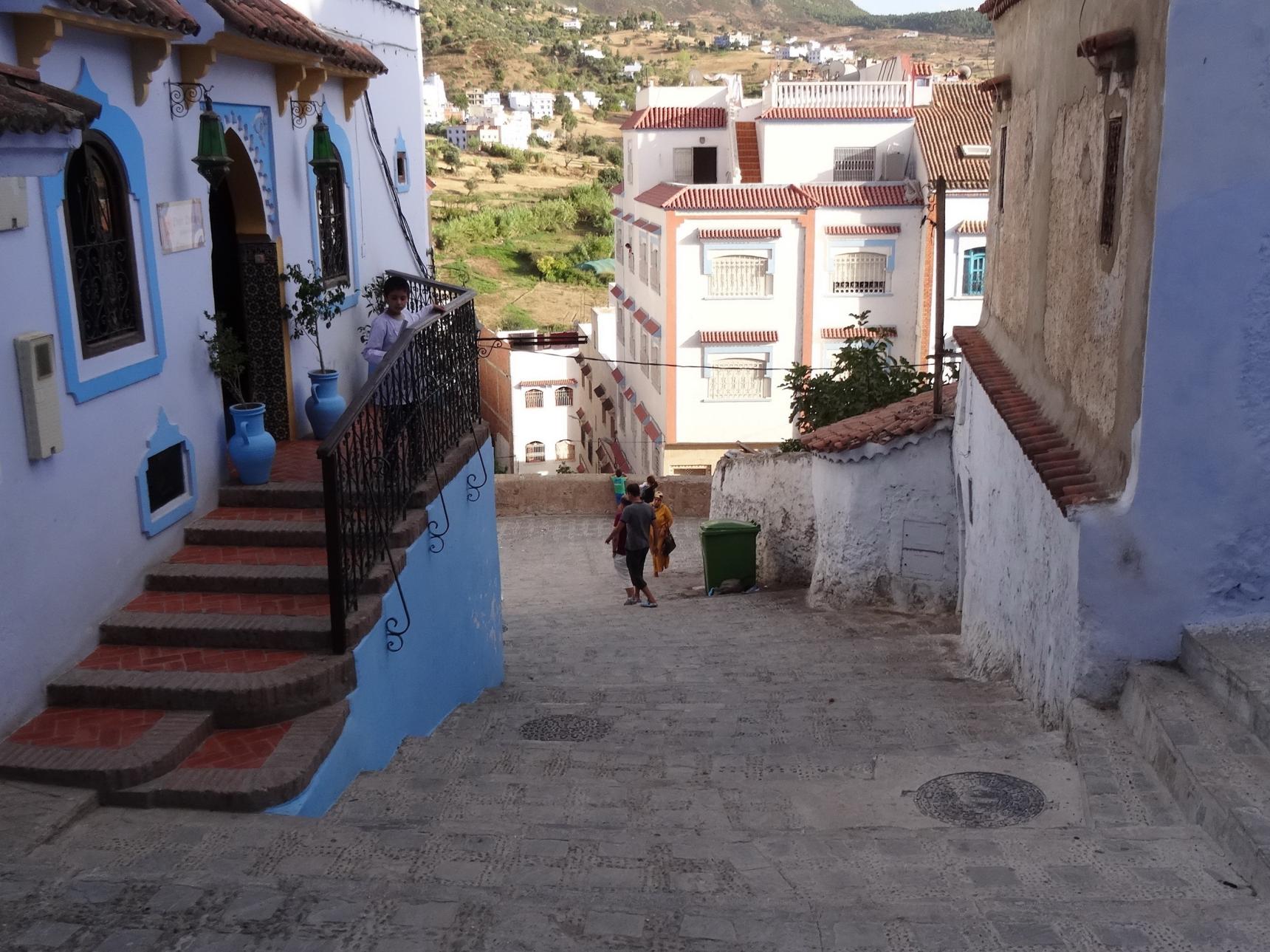 Street of the medina of Chefchaouen