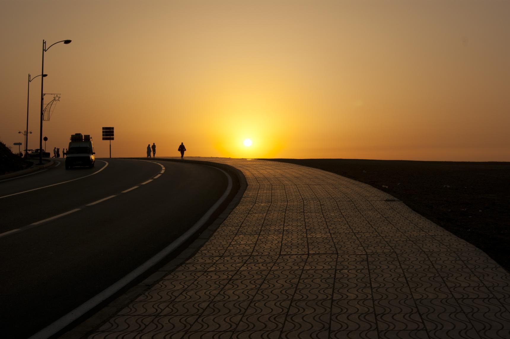 The Sunset in Al Hoceima