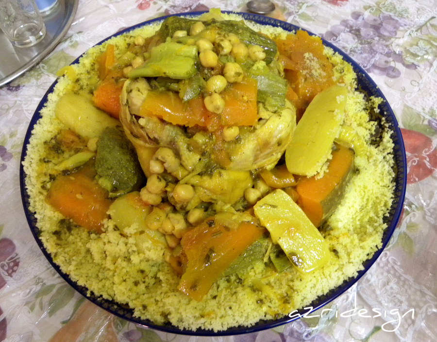 Authentic Couscous Recipe from Morocco - Meknes, Morocco 2010