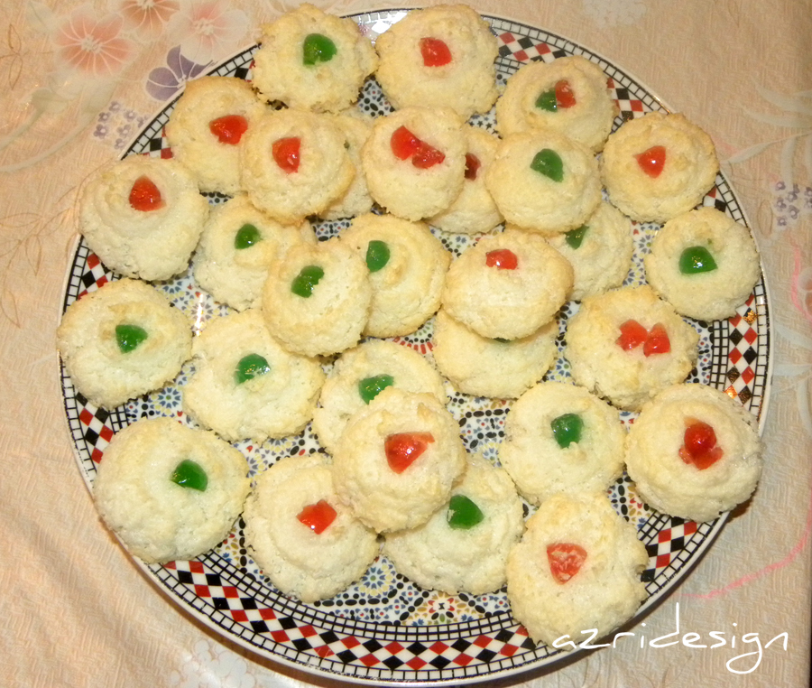 Moroccan pastry, coco flaves cookies - Rijswijk, Netherlands 2011 Moroccan pastry, coco flaves cookies - Rijswijk, Netherlands 2011