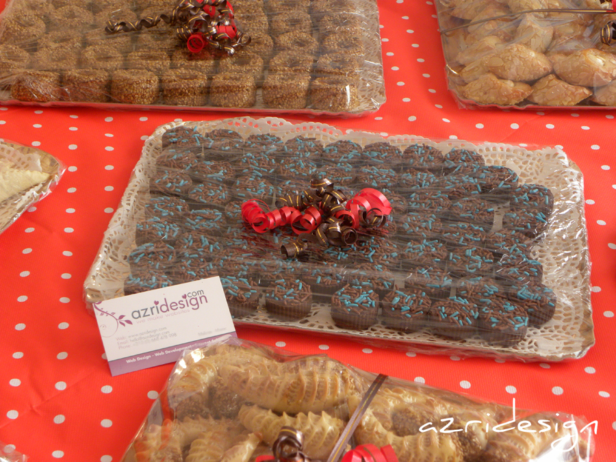 Moroccan pastry, chocolate and corn flakes cookies - Rijswijk, Netherlands 2011