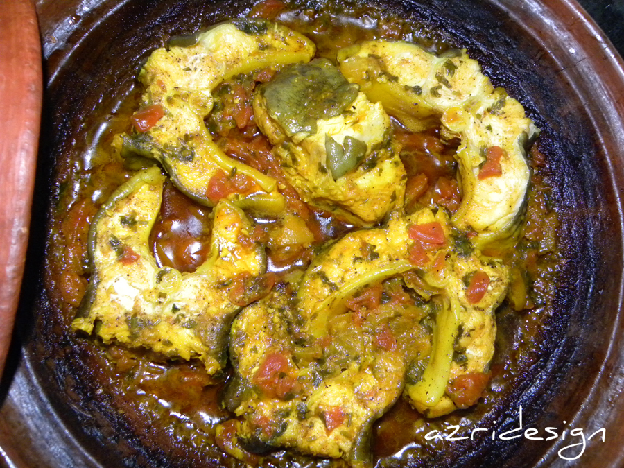 Tajine de Ferkh poisson - Meknes, Morocco 2011