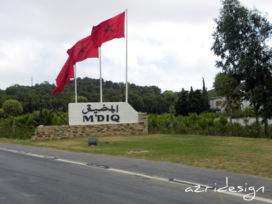 Welcome to the M'diq city - M'diq, Morocco, 2011 Welcome to the M'diq city - M'diq, Morocco, 2011