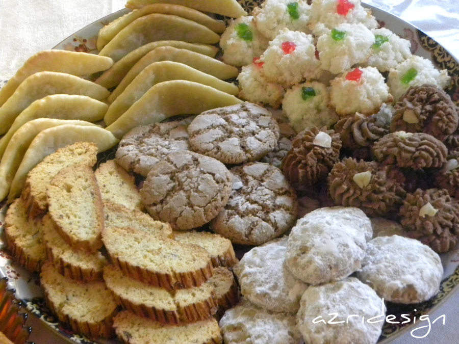 Gateaux marocains, Petits fours à la noix de Coco, Kaab Ghzal, Fekkas, Ghoribas 