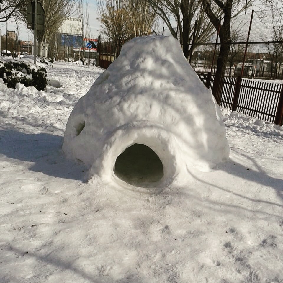 A wintery surprise in the Spanish capital
