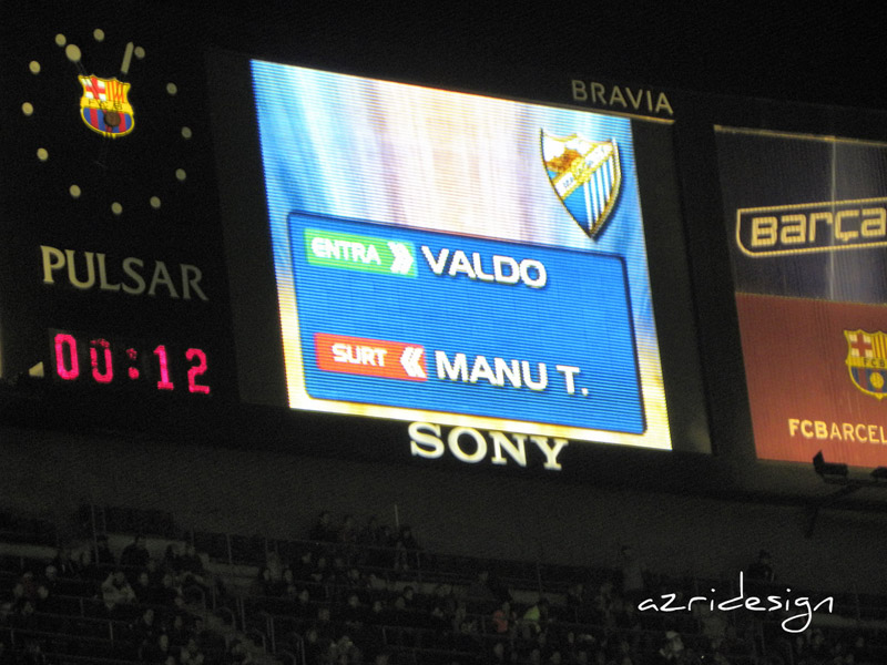 At the Camp Nou stadium in Barcelona, Spain, 2010 At the Camp Nou stadium in Barcelona, Spain, 2010