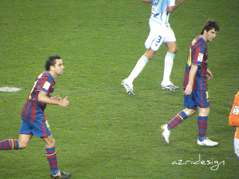 FC Barcelona’s Lionel Messi of Argentina in Camp Nou stadium, Spain, 2010