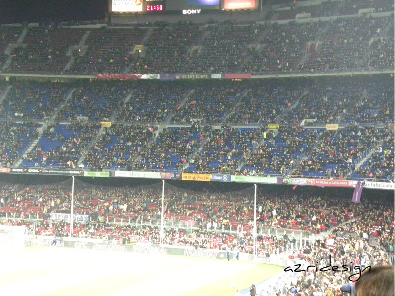 View of the Camp Nou, Barcelona, Spania, 2010 View of the Camp Nou, Barcelona, Spania, 2010