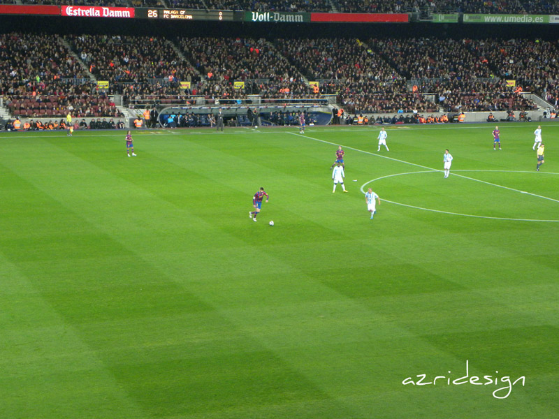 At the Camp Nou stadium in Barcelona, Spain, 2010 At the Camp Nou stadium in Barcelona, Spain, 2010