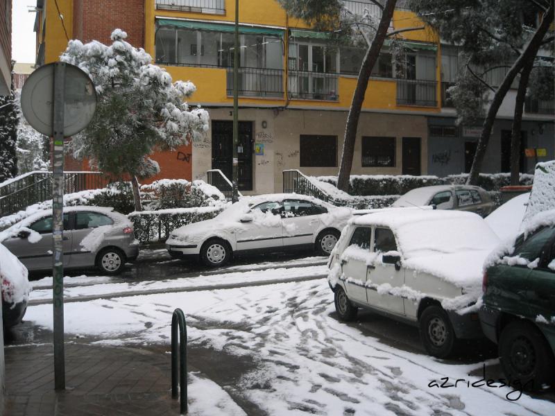 Unusual to see this much snow in Madrid, Spain, January 2009 Unusual to see this much snow in Madrid, Spain, January 2009