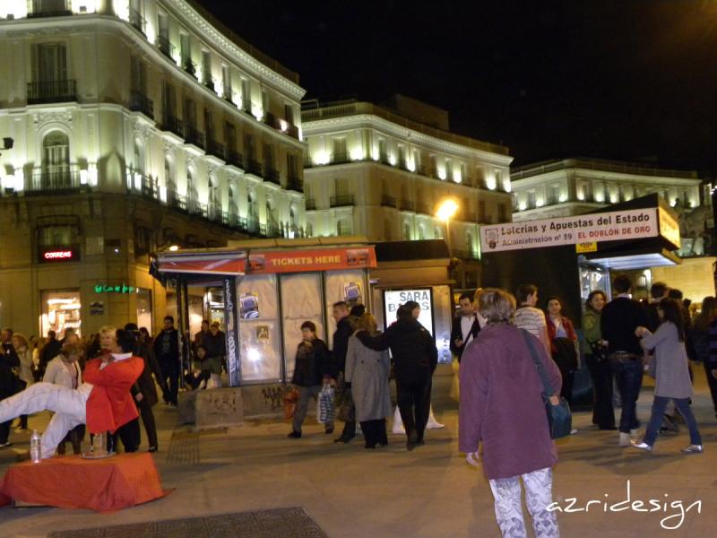 Madrid by night, Spain, 2010