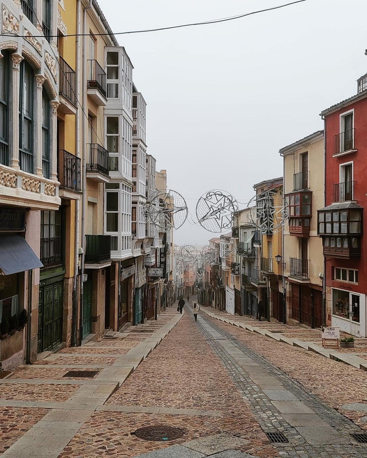 Balborraz Street Enveloped in Fog