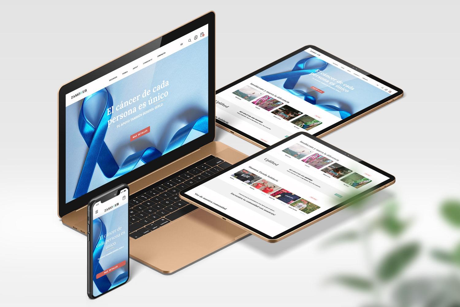 ZamoHub Plataform Cancer Awareness