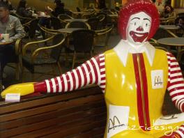 In the McDonald's Den Haag Megastores on the Waldorpstraat
