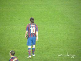 FC Barcelona’s Lionel Messi of Argentina in Camp Nou stadium, Spain, 2010